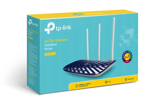 TP-Link Archer C20, AC750, Dual-Band, 750Mpbs, router