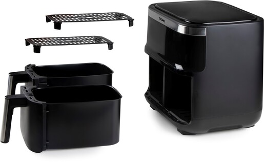 Domo friteza Double zone DO537FR 2 x 4L