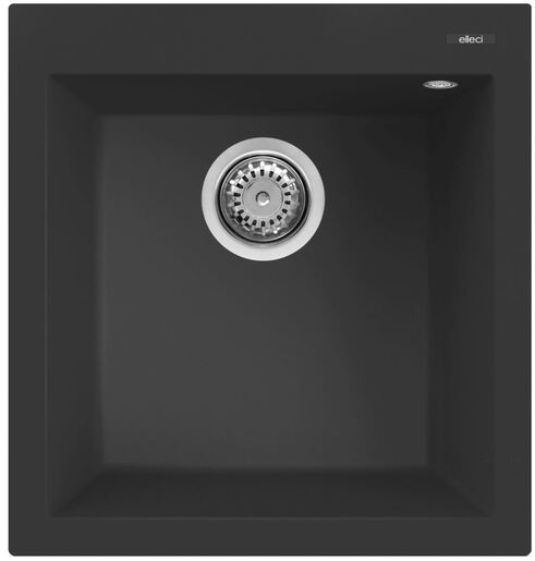 Elleci sudoper Quadra 102 Nero