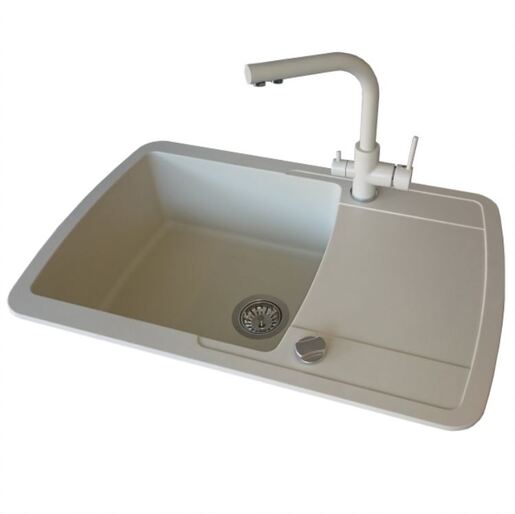 Helika Lira SQL101-AW sudoper, svijetlo siva