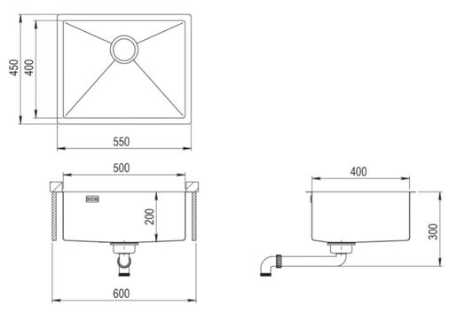 Helika Dera 100 L-C sudoper, bakrena