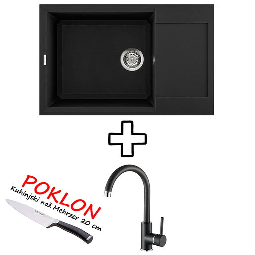 Elleci Easy 310 sudoper + SHR J slavina, crna