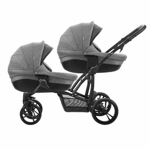 Bebetto dječja kolica za blizance FOR2, boja LJ195 3u1 B