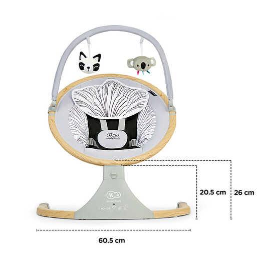 Kinderkraft električna njihaljka 2u1 bouncer Lumi