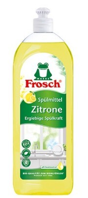 Frosch deterdžent za ručno pranje suđa, limun, 750ml