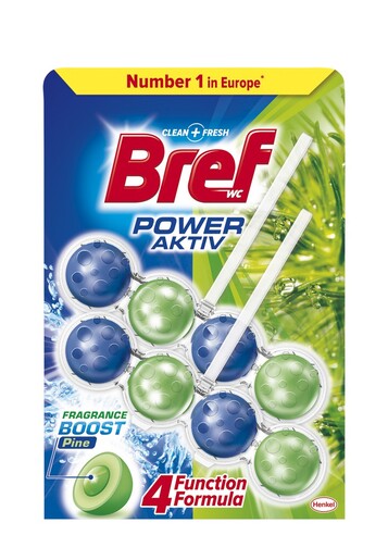 Bref Power Aktiv Pine, osvježivač za WC školjke, 2x50g
