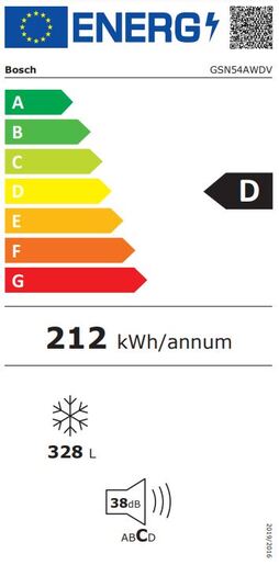 Bosch zamrzivač GSN54AWDV