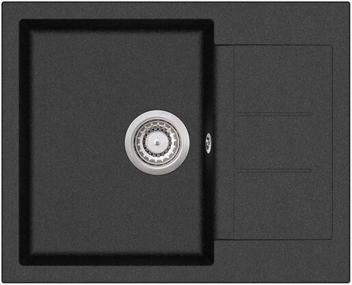 Helika Tesa sudoper SQT102-W + C01 slavina crna