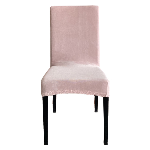 Navlaka za stolicu rastezljiva Velvet roza 45x52 cm, set od 2 kom