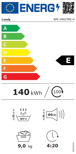 Candy sušilica rublja RPE H9A2TRE-S