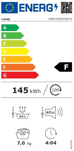 Candy sušilica rublja CSO4 H7A1TCEX-S