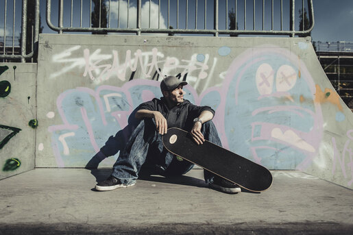 Skateboard Hudora Harlem ABEC 7