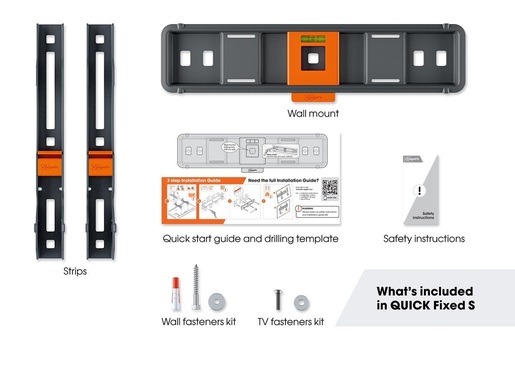 Vogel's zidni nosač, fiksni, TVM1203 (19-50"/30kg/200x200)