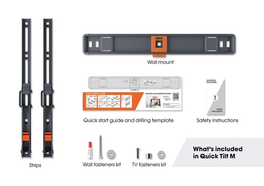 Vogel's zidni nosač, nagibni, TVM1413 (32-65"/25kg/400x400)