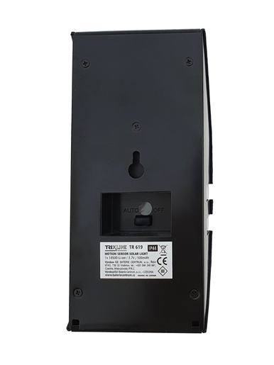 KSA ELEKTROPROFI Zidna solarna led svjetiljka sa senzorom pokreta 50lm, IP44,  crna