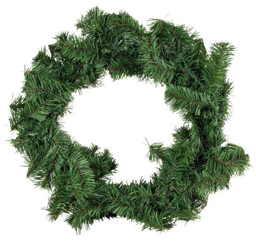 Adventski vijenac zeleni 30 x 10 cm