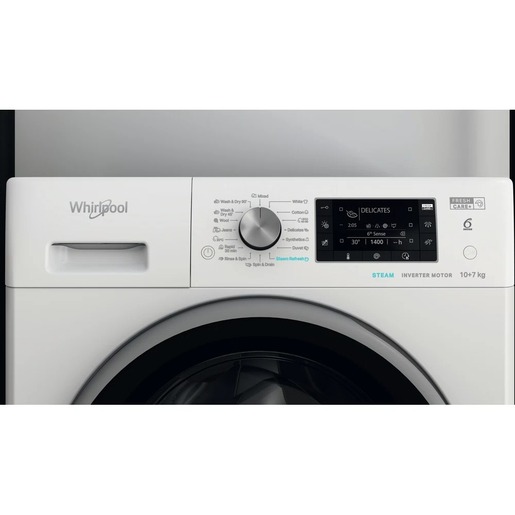 Whirlpool perilica sušilica rublja FFWDD 107426 BSV EE