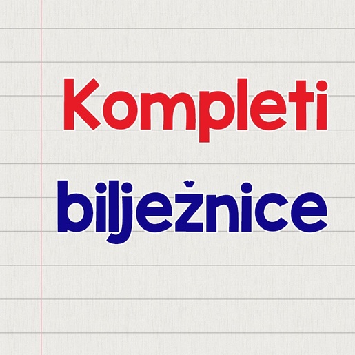Komplet bilježnica A4 - ženski sorto