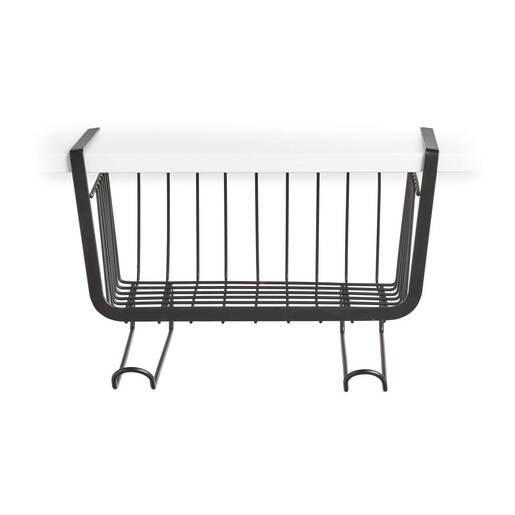 Zeller Košara za ormar, metalna, crna, 31x26x19,3 cm, 27406