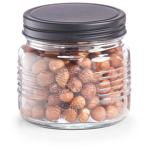 Zeller Posuda za spremanje namirnica "Old fashioned", 500 ml. crni, 19530