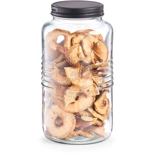 Zeller Posuda za spremanje namirnica "Old fashioned", 2000ml, Ø 12 x 23 cm, crna, 19532