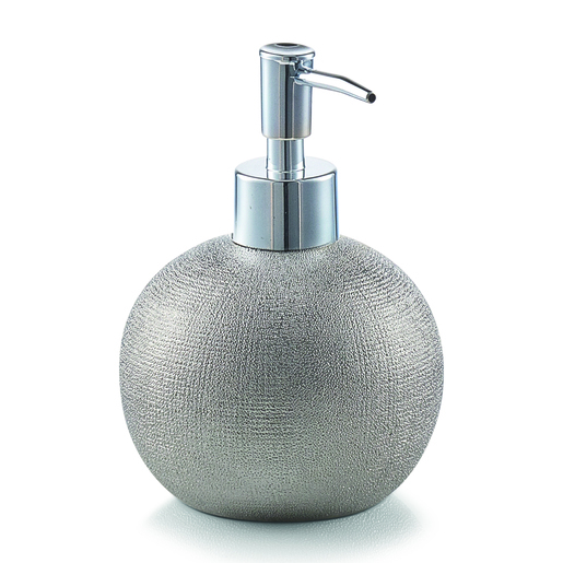 Zeller Dispenzer za sapun Glitter, srebrni, 18753