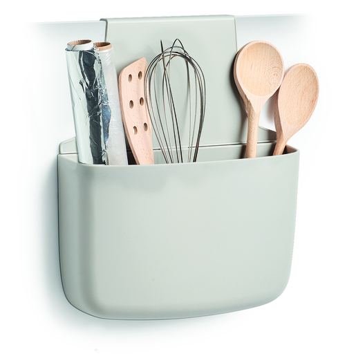 Zeller Držač za kuhinjski pribor, plastika, sivi, 14725