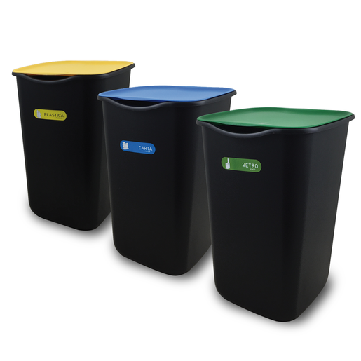 Trodijelni set kanti za razdvajanje otpada