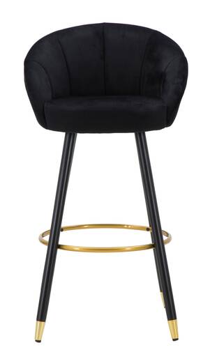 MAURO FERRETTI barska stolica Prague nero 55x56x104 cm