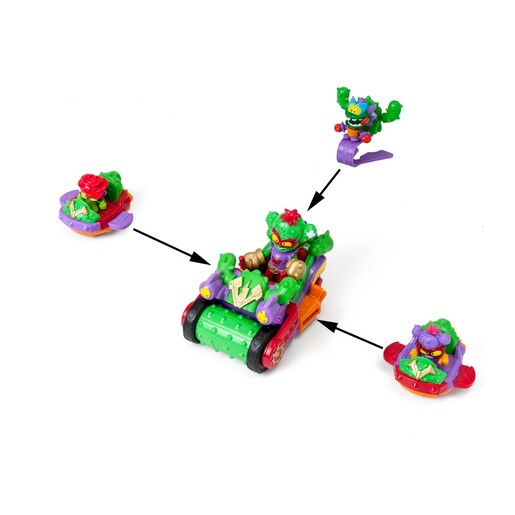 Superthings Vozilo S Figurama - Roller Cactus
