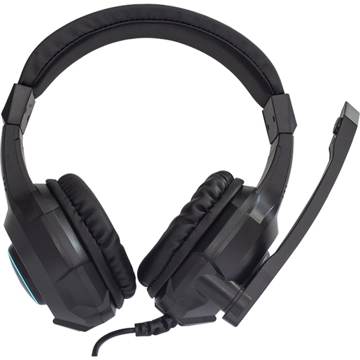 Bytezone BZ-X4EU gaming set, membranska gaming tipkovnica + žičani gaming miš + slušalice + podloga, crni