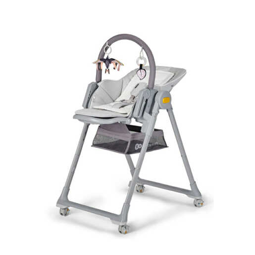 KINDERKRAFT STOLICA ZA HRANJENJE LASTREE GREY