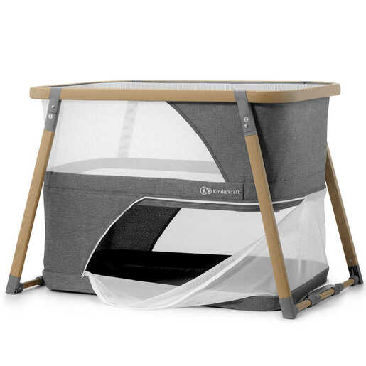 Kinderkraft krevetić Sofi 4u1, sivi