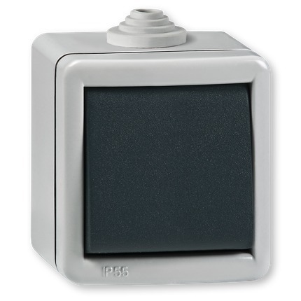 ALING CONEL jednopolni prekidač IP55 10AX 250V~, metalni