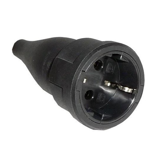 ALING CONEL priključnica prijenosna dvopolna sa uzemljenjem 16A 250V~, gumena