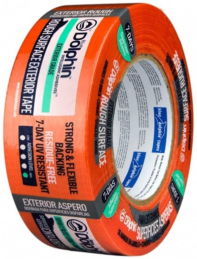 KSA ELEKTROPROFI profesionalna UV otporna zaštitna traka za vanjske grube građevinske radove, 48mm x 50m, naračasta