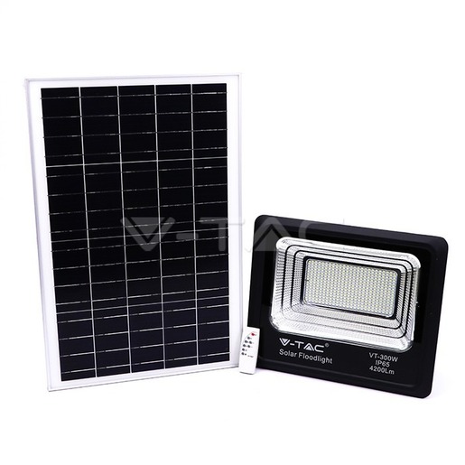 V-TAC 50W LED solarni reflektor s daljinskim upavljačem 6000K
