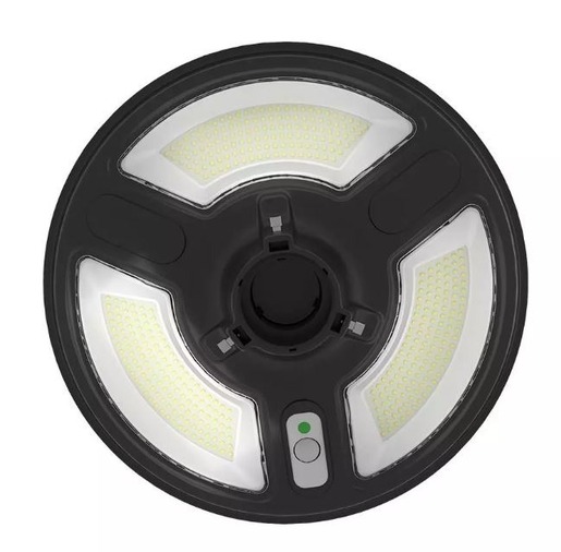 V-TAC LED solarna vrtna lampa - 10W 6500K sa senzorom i daljinskim upravljačem IP65