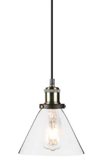 V-TAC staklena visilica, prozirna