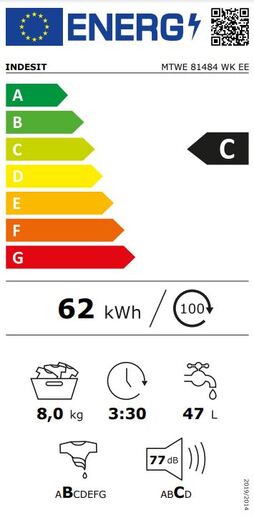 Indesit perilica rublja MTWE 81484 WK EE
