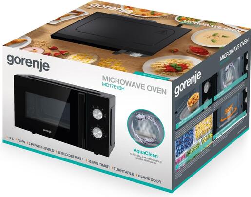 Gorenje mikrovalna MO17E1BH Essential Line