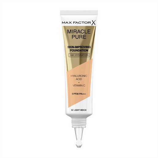 Max Factor Tekući Puder Miracle Pure -  Light Beige