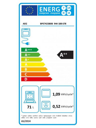 AEG pećnica BPE742380B