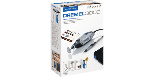 Dremel 3000 višenamjenski alat + 1 nastavak + 25 kom. pribora