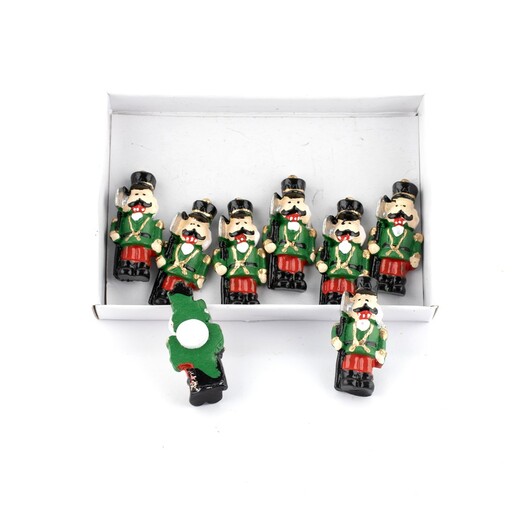 Orašar set 8 kom samoljepljivi - 3,5 cm zeleni