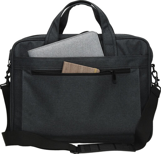 Torba poslovna za laptop 17,3", sivo/crna