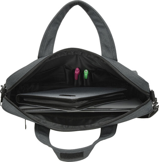 Torba poslovna za laptop 17,3", sivo/crna