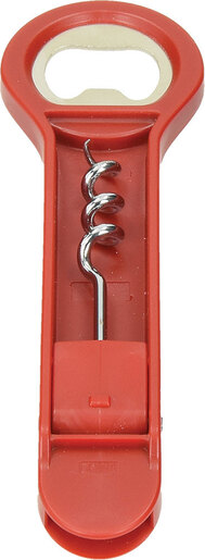 Otvarač za boce 3u1 Bonanza, crveni