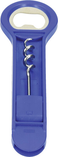 Otvarač za boce 3u1 Bonanza, plavi