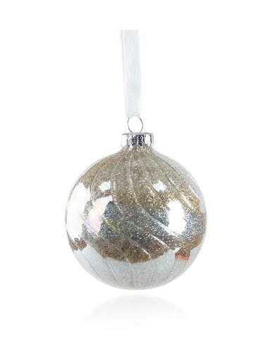 Staklene kuglice - zlatne, 2/1, 8 cm, 94921